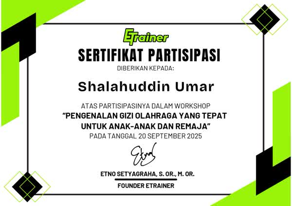 Workshop Edukasi Gizi Olahraga