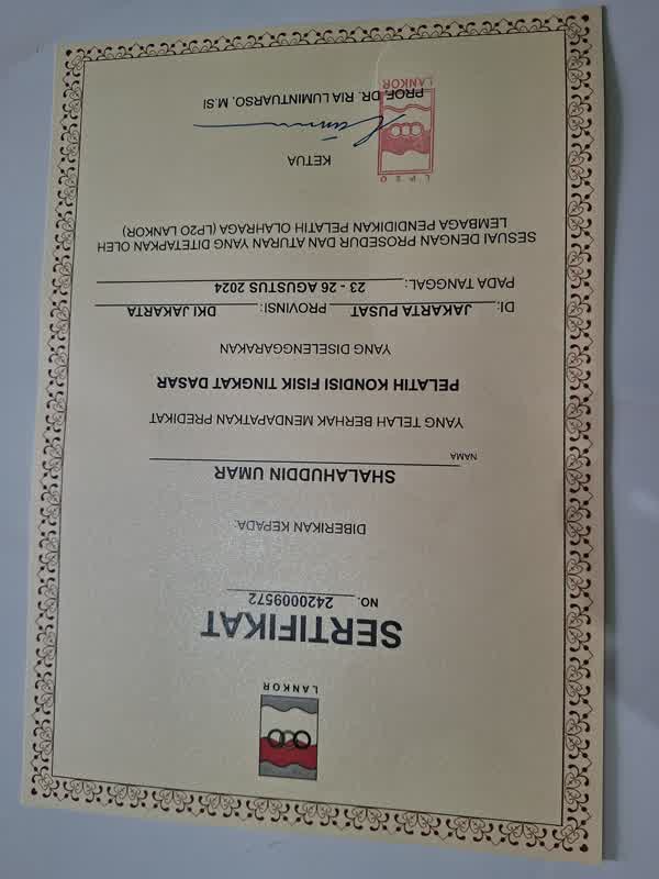 Pelatih Fisik Nasional L1